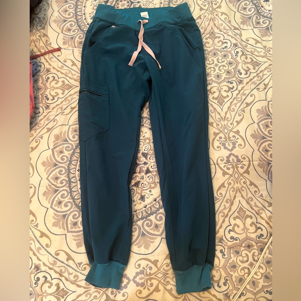 FIGS Womens Scrub Pants- Caribbean Blue